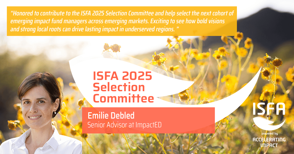 Émilie Debled - Member of the ISFA Selection Committee 2025